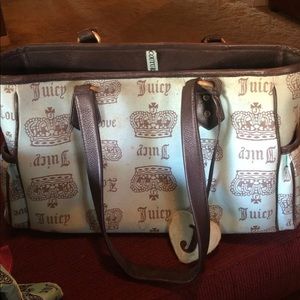 Juicy couture baby bag seafoam green brown Guc